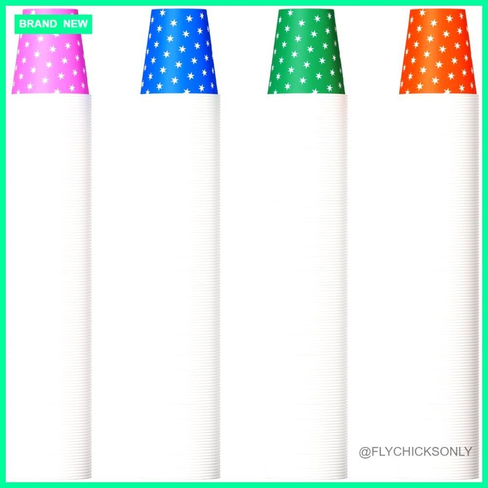 500 Pack 5oz Paper Cups, Disposable Drinkware for Parties & Travel